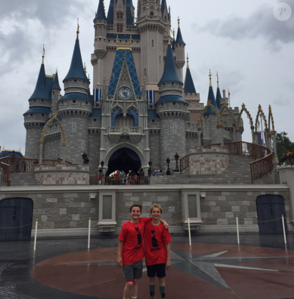 Britney Spears et ses fils Jayden et Sean passent la journée à Disneyland en famille - Photo publiée sur Instagram le 13 mars 2017