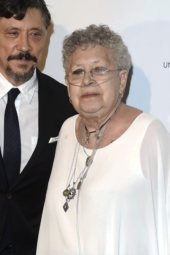 Carlos Bardem et sa mère Pilar Bardem - Penelope Cruz à la 26ème édition des ‘awards of the union of actors' à Madrid, le 13 mars 2017