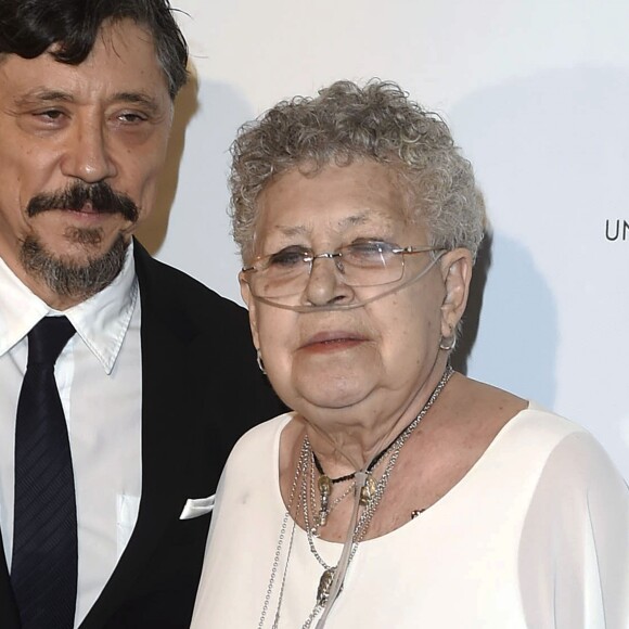 Carlos Bardem et sa mère Pilar Bardem - Penelope Cruz à la 26ème édition des ‘awards of the union of actors' à Madrid, le 13 mars 2017