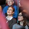 Gabrielle Guallar, la compagne de Benoit Hamon. Meeting de Benoît Hamon à l'AccorHotels Arena à Paris, France, le 19 mars 2017 © Lionel Urman/Bestimage
