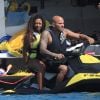 Mel B et son mari Stephen Belafonte en vacances à Ibiza le 3 Juillet 2016.