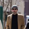 Elizabeth Olsen avec son nouveau compagnon Robbie Arnett du groupe Milo Greene dans les rues de New York City, New York, Etats-Unis, le 20 mars 2017