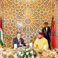  Le roi Mohammed VI du Maroc accueillait le 22 mars 2017 le roi Abdullah II de Jordanie au palais royal à Rabat, en visite officielle. 