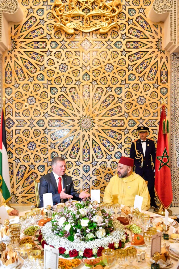 Le roi Mohammed VI du Maroc accueillait le 22 mars 2017 le roi Abdullah II de Jordanie au palais royal à Rabat, en visite officielle.