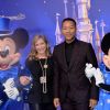 Catherine Powell et John Legend - 25 ème anniversaire de Disneyland Paris à Marne-La-Vallée le 25 mars 2017 © Veeren Ramsamy / Bestimage