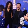 Cindy Bruna et son compagnon - 25 ème anniversaire de Disneyland Paris à Marne-La-Vallée le 25 mars 2017 © Veeren Ramsamy / Bestimage