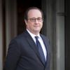 François Hollande - Le prince William et Catherine Kate Middleton rencontrent le président au palais de l'Elysée à Paris le 17 mars 2017.