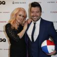 Exclusif - Chris Marques et sa fiancée Jaclyn Spencer - Soirée de lancement de la collection capsule mixte Cocotte de Serge Blanco au showroom Serge Blanco à Paris, le 16 septembre 2015.