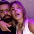 Sarah Lopez fête son anniversaire avec Vincent Queijo, Snapchat, 27 mars 2017