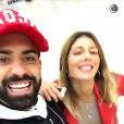 Sarah Lopez et Vincent Queijo s'envolent pour Marrakech, Snapchat, 27 mars 2017