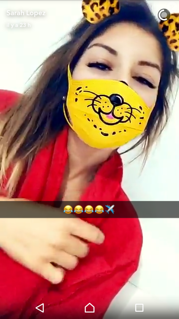 Sarah Lopez, Snapchat, 27 mars 2017