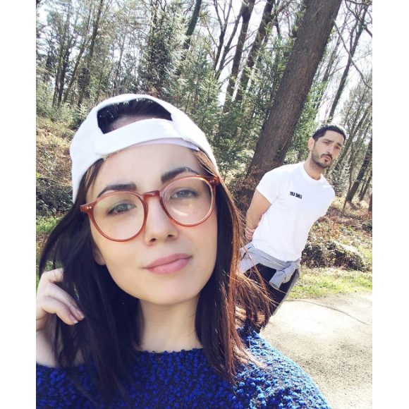 Agathe Auproux et son petit ami, le 27 mars 2017.