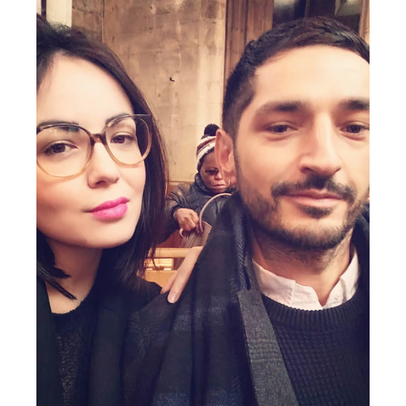 Agathe Auproux et son petit ami, début 2017.