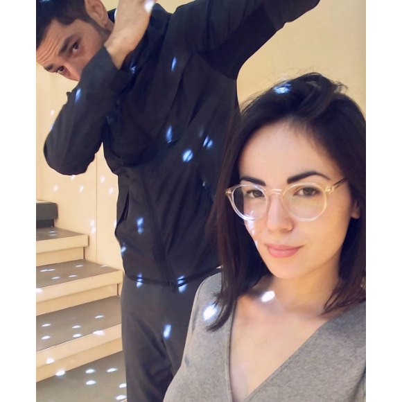 Agathe Auproux et son petit ami, en 2016.