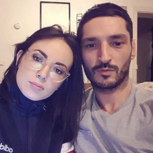 Agathe Auproux et Boris, complices en mars 2017.