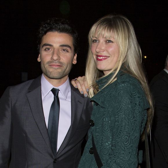 Oscar Isaac et sa compagne Elvira Lind - Afterparty de la première de Star Wars : le réveil de la force à la Tate Gallery de Londres le 16 décembre 2015.