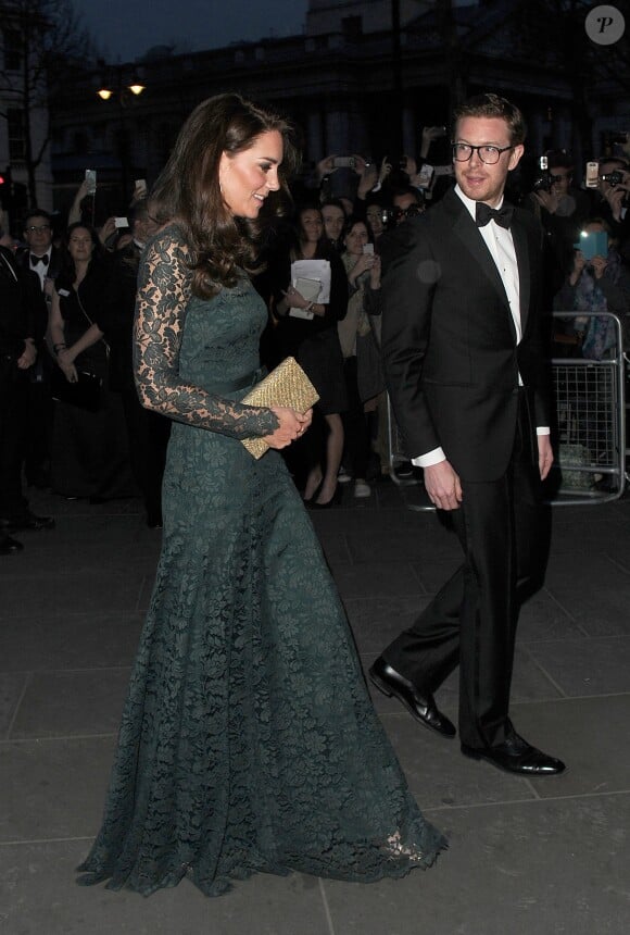 Nicholas Cullinan - Catherine Kate Middleton, duchesse de Cambridge arrive à l'exposition de Gillian Wearing à Londres le 28 mars 2017.