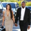 Kim Kardashian et Kanye West à Simi Valley, Los Angeles, le 23 septembre 2016.