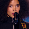 Andréa Durant dans "The Voice 6" sur TF1, le 1er avril 2017.