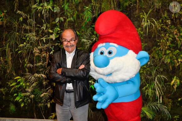 Gérard Hernandez au photocall du film "Les Schtroumpfs, le village perdu" au Pershing Hall à Paris le 27 mars 2017. © Guirec Coadic / Bestimage