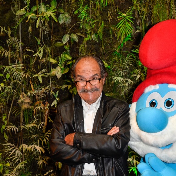 Gérard Hernandez au photocall du film "Les Schtroumpfs, le village perdu" au Pershing Hall à Paris le 27 mars 2017. © Guirec Coadic / Bestimage