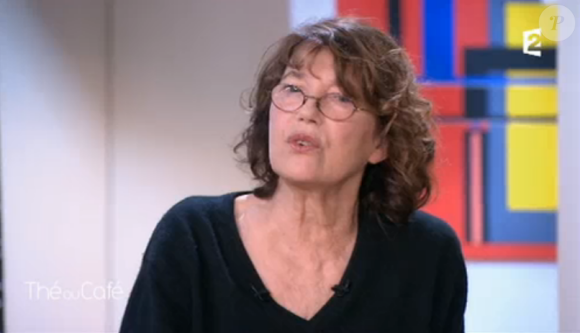 Jane Birkin dans l'émission Thé ou Café du 1er avril 2017 sur France 2.