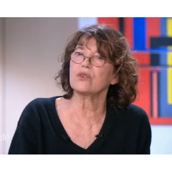 Jane Birkin dans l'émission Thé ou Café du 1er avril 2017 sur France 2.