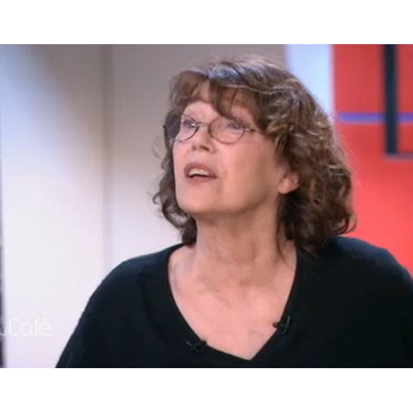 Jane Birkin dans l'émission Thé ou Café du 1er avril 2017 sur France 2.