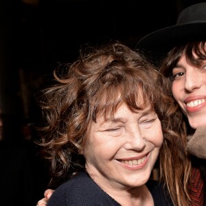 Jane Birkin et sa fille Lou Doillon - Ouverture de la rétrospective Jane Birkin à la cinémathèque française à Paris le 25 janvier 2017 . © Veeren/Bestimage