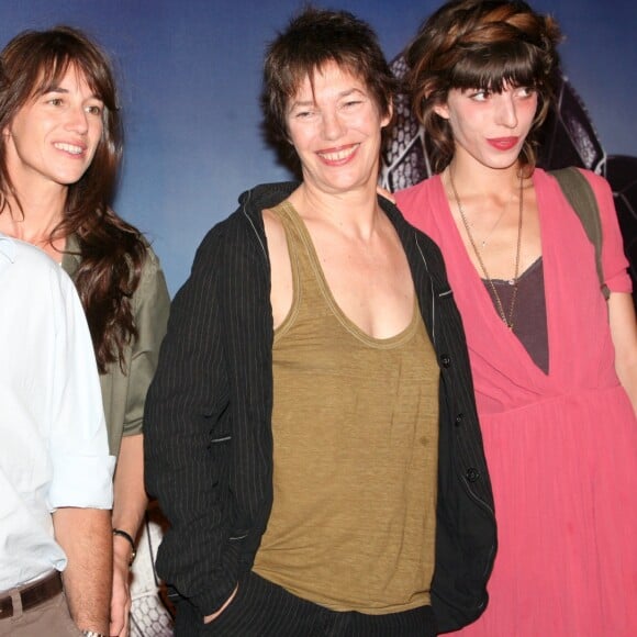 YVAN ATTAL, CHARLOTTE GAINSBOURG, JANE BIRKIN ET LOU DOILLON - PREMIERE DU FILM SPIDERMAN 3 A L' ETOILE 27/04/2007 - paris
