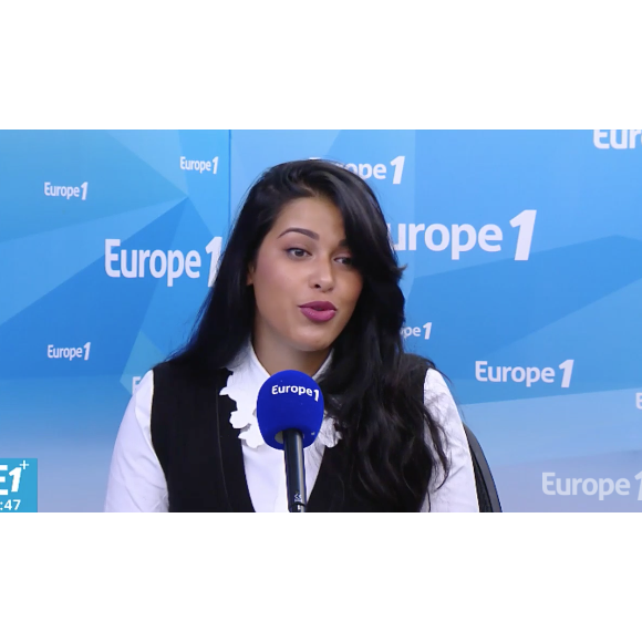 Ayem Nour dans "Le Grand direct des médias" le 4 avril 2017 sur Europe 1.