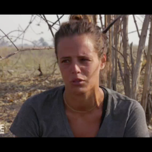 Laure Manaudou dans "A l'état sauvage". Sur M6, le 3 avril 2017.