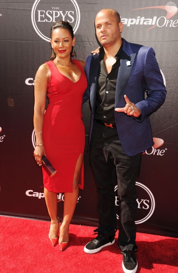 Melanie Brown (Mel B.) et son mari Stephen Belafonte - People à la soirée "The 2015 EPSYS" à Los Angeles. Le 15 juillet 2015.