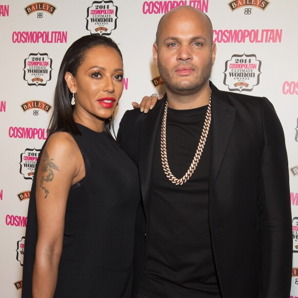 Mel B (Melanie Brown) et son mari Stephan Belafonte à la soirée "Cosmopolitan Ultimate Women Awards" à Londres, le 3 décembre 2014.