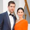 Olivia Munn et Aaron Rodgers - Photocall de la 88ème cérémonie des Oscars au Dolby Theatre à Hollywood. Le 28 février 2016