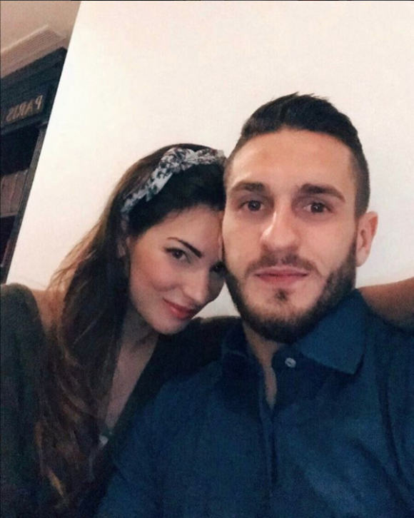 Koke (Atletico Madrid) et sa compagne Beatriz Espejel, photo Instagram mars 2017.
