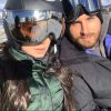 Kourtney Kardashian et Scott Disick à Aspen. Décembre 2016.
