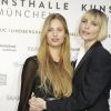 Le top model Nadja Auermann et sa fille Cosima Auermann - Vernissage de l'exposition "Peter Lindbergh, From Fashion to Reality" à Munich. Le 11 avril 2017.