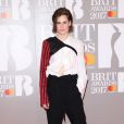 Heloïse Letissier (Christine and the Queens) - Photocall des "Brit Awards 2017" à Londres. Le 22 février 2017