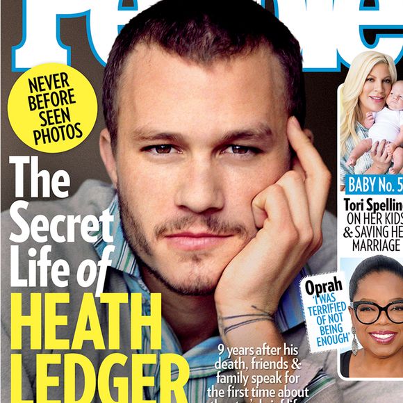 Heath Ledger en couverture de People.