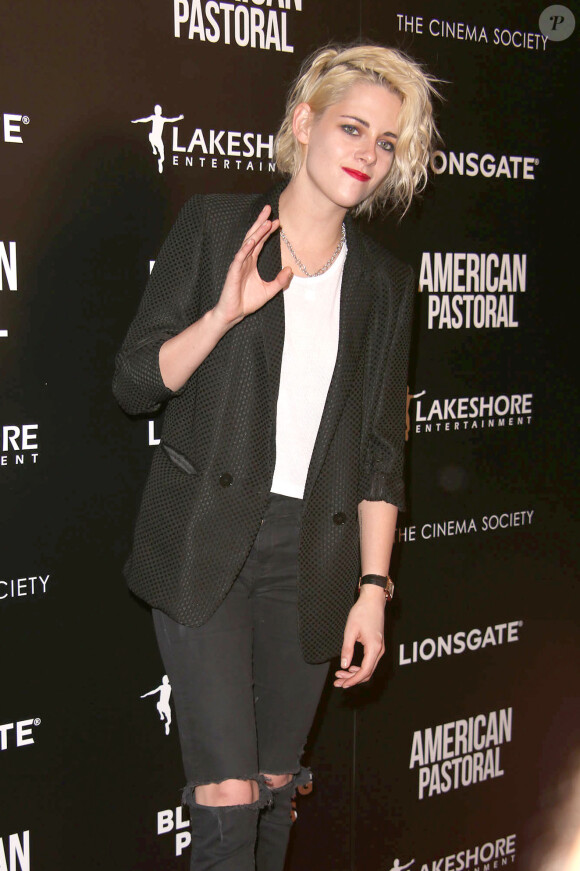 Kristen Stewart à la première de ''American Pastoral'' à New York, le 19 octobre 2016