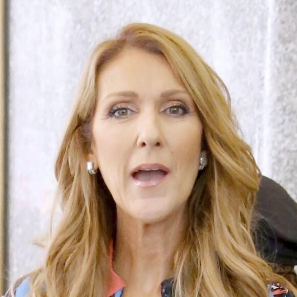 Céline Dion arrive dans les studios de la NBC pour les répétitions de l'émission de Jimmy Fallon à New York. Le 21 juillet 2016