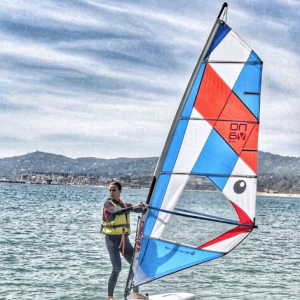 Sylvie Tellier en week-end dans le sud de la France avec sa petite famille. Avril 2017.
