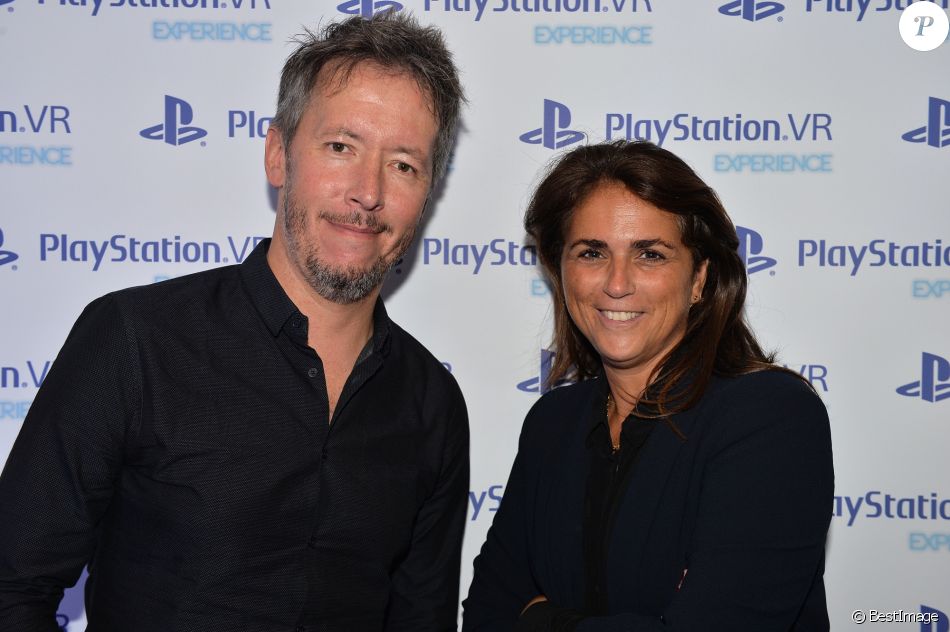 Exclusif JeanLuc Lemoine et Valérie Bénaïm lors du photocall