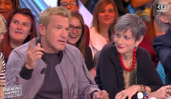 Benjamin Castaldi et Isabelle Morini-Bosc - "TPMP", mardi 18 avril 2017, C8