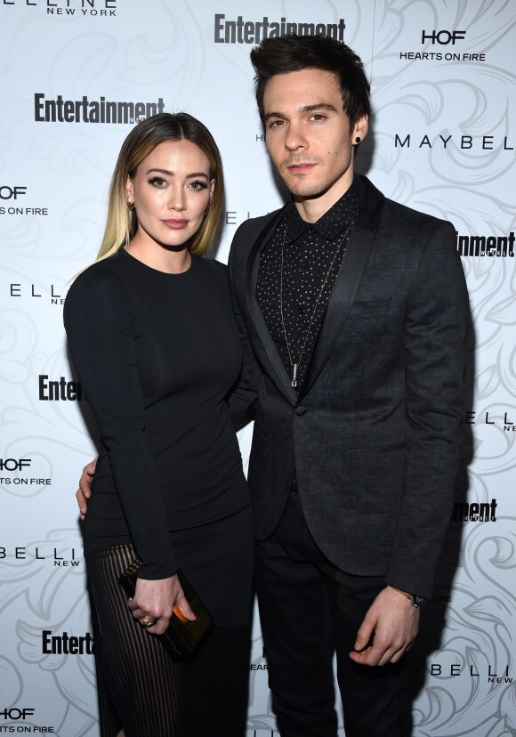 Hilary Duff et Matthew Koma - Soirée Entertainment Weekly pré-SAG Awards au Chateau Marmont à Hollywood le 28 janvier 2017