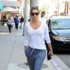 Exclusif - Eva Longoria en jogging à la sortie du spa Anastasia à Beverly Hills, le 13 avril 2017  Exclusive - Actress Eva Longoria was seen leaving Anastasia Spa in Beverly Hills, California on April 13, 2017. The Actress was in a fine but casual mood as she strolled through Beverly Hills with wearing sweatpants and no make-up13/04/2017 - Los Angeles