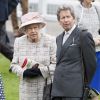 La reine Elizabeth II assistait aux courses à l'hippodrome de Newbury, le 21 avril 2017, le jour de son 91e anniversaire.