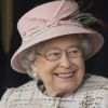 La reine Elizabeth II assistait aux courses à l'hippodrome de Newbury, le 21 avril 2017, le jour de son 91e anniversaire.