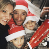 Michele Scarponi, sa compagne Anna Tommasi et leurs jumeaux lors de Noël 2016, photo Instagram. Le coureur cycliste italien de l'équipe Astana a été tué samedi 22 avril 2017 par un camion lors d'une sortie d'entraînement près de chez lui dans la province d'Ancône.